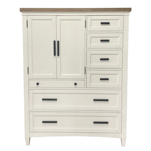 Farmhouse Bedroom Chest with Jewelry Tray