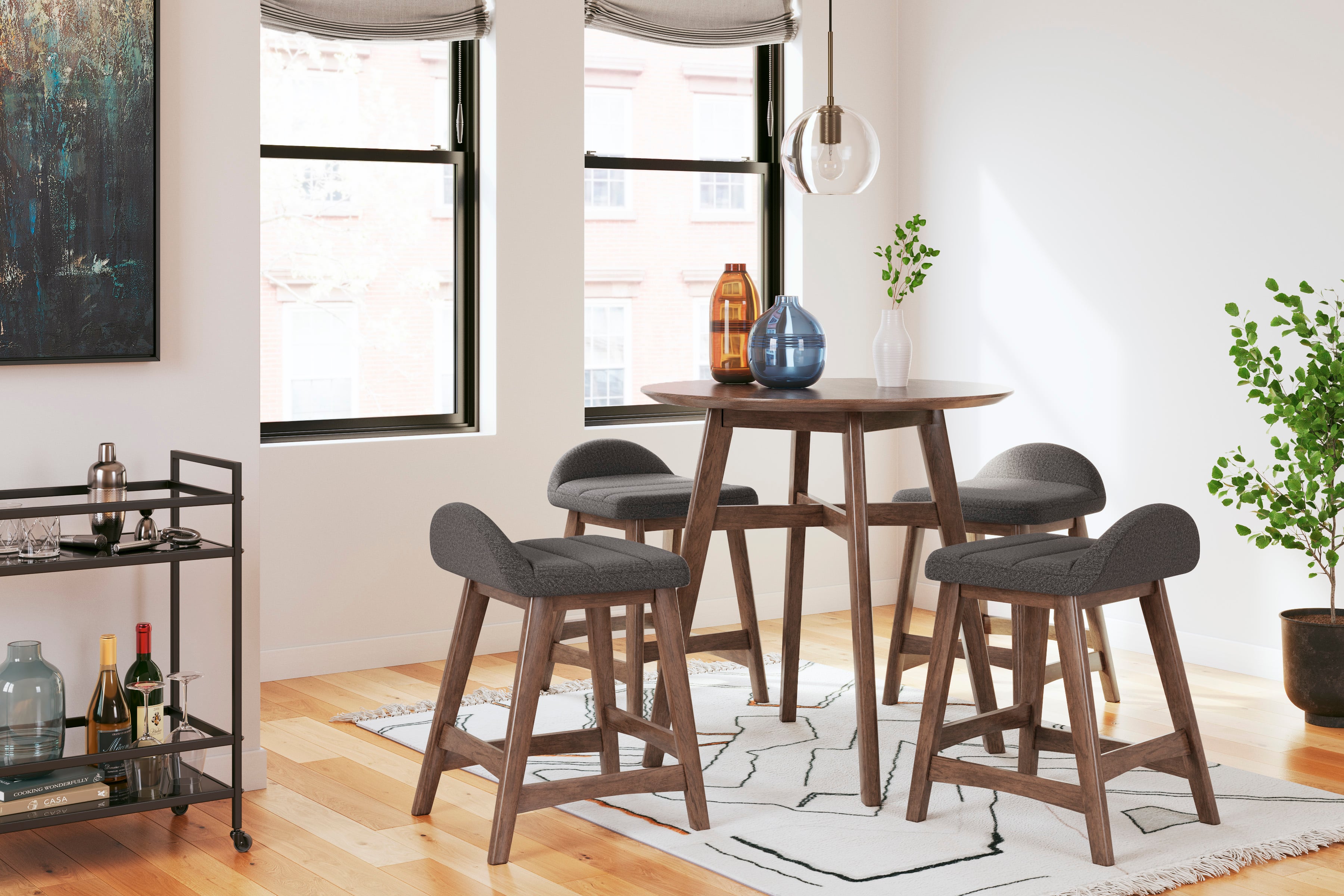5-Piece Counter Height Dining Set