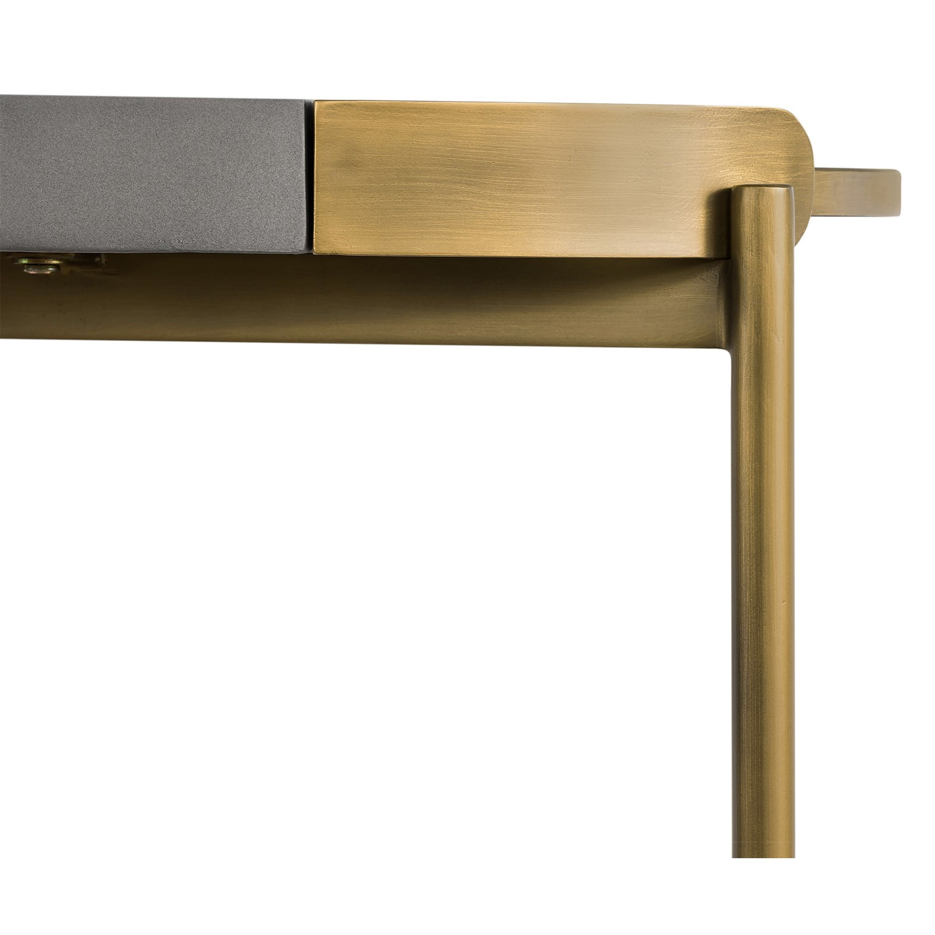 Armen Living Dua- Concrete Console Table