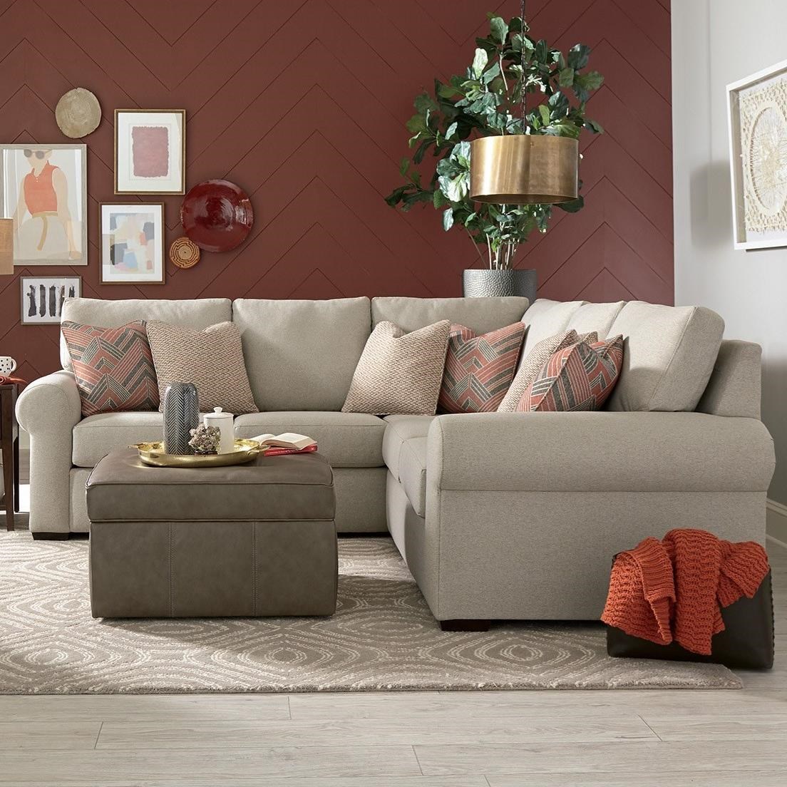England 2650 Series 265028x1+265063x1 8834 8739 Casual Sectional Sofa