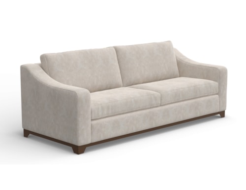 Transitional Sofa with Throw Pillows