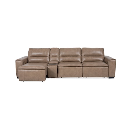 Power Sliding 4-Piece Sofa