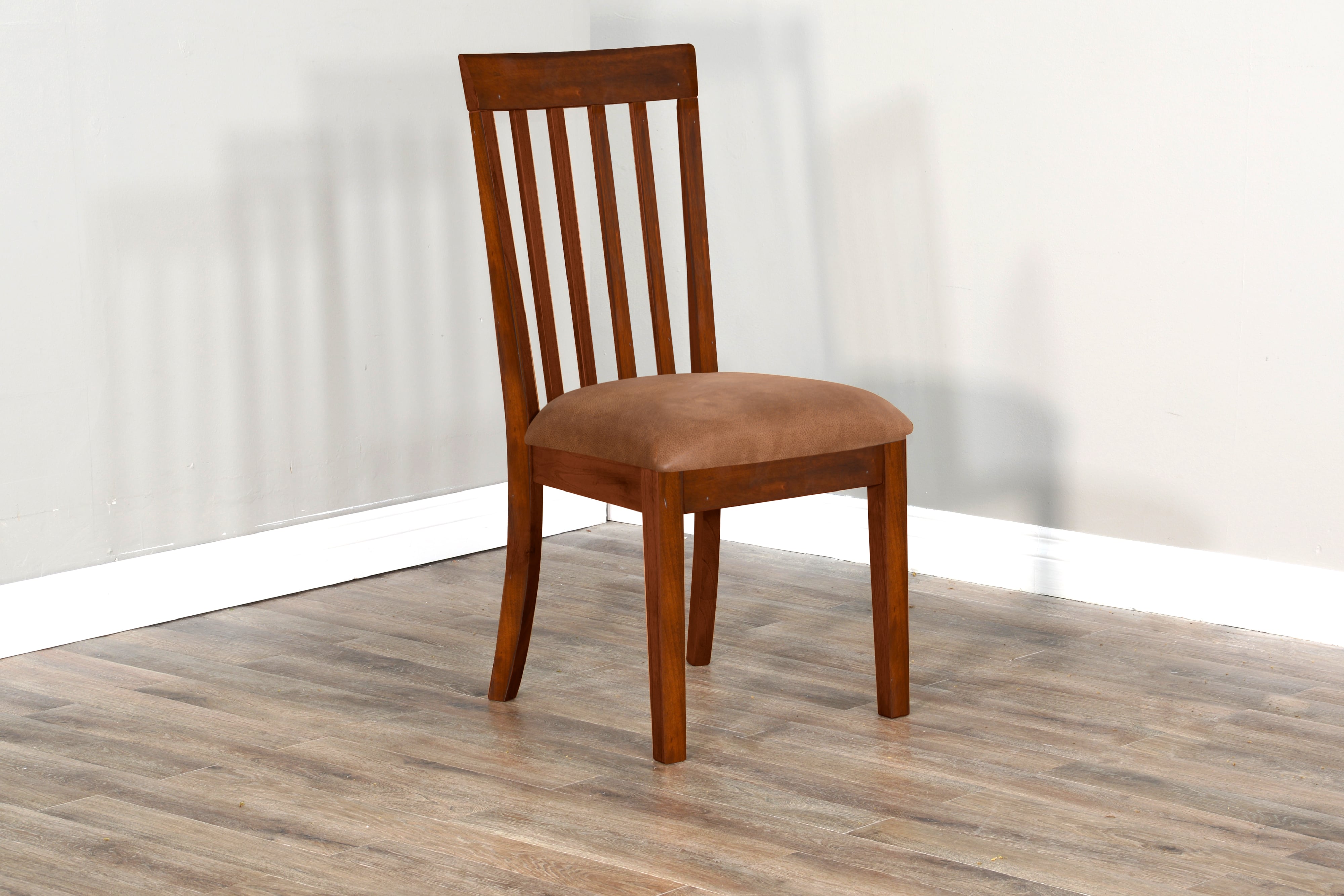 Cushioned Slatback Dining Chair