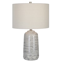 Cyclone Ivory Table Lamp