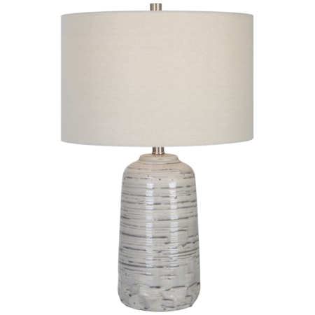 Cyclone Ivory Table Lamp