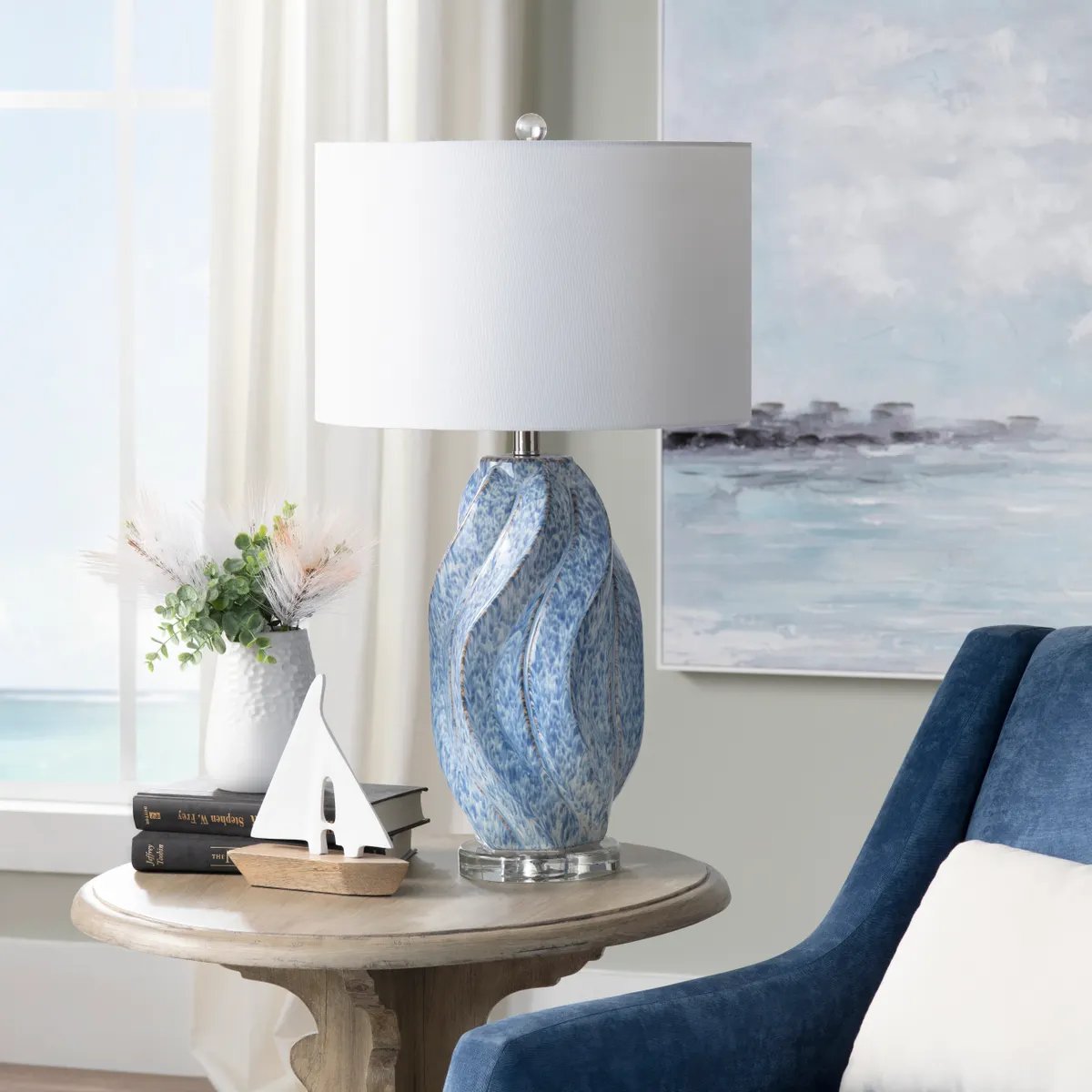 Janice Swirl Table Lamp