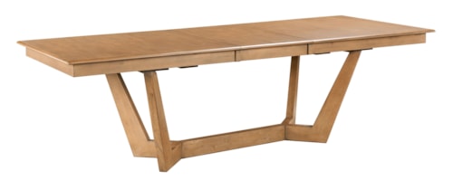 Traditional 80" Rectangular Dining Table with Trestle Base