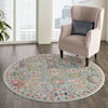 Nourison Ankara Global 6' Round  Rug