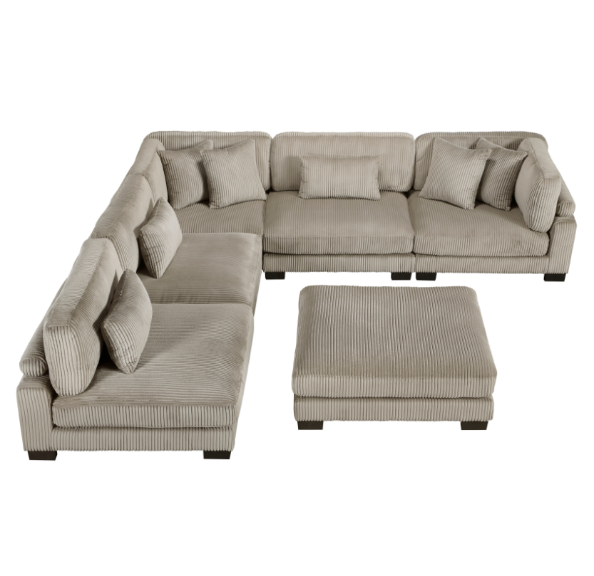 Homelegance Traverse 6-Piece Sectional Sofa
