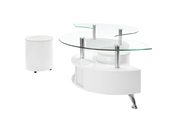 Buckley 3-piece Coffee Table and Stools Set