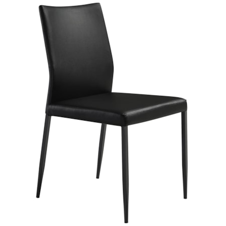 Faux-Leather Dining Chair