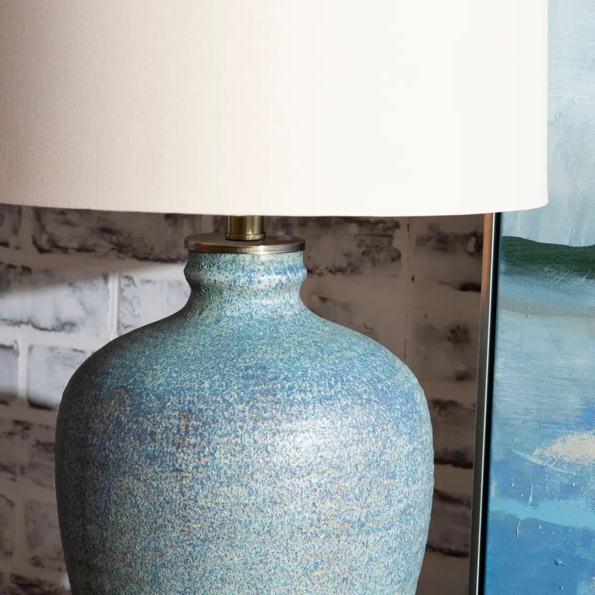 Blaze Earthenware Table Lamp