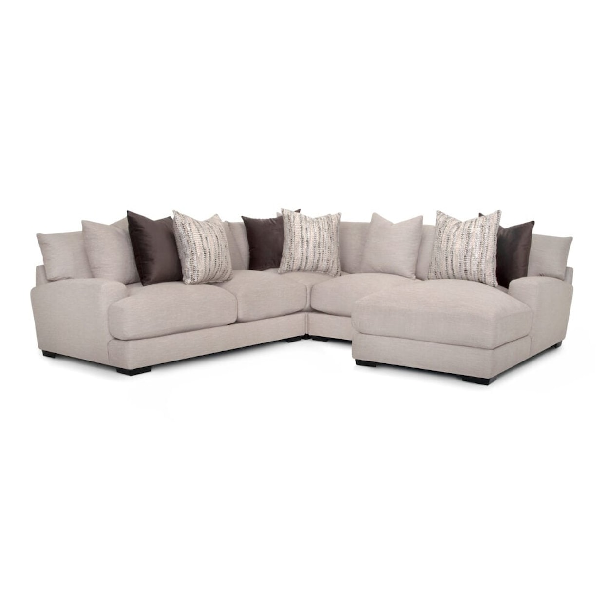 Franklin 808 Hannigan Chaise Sectional Sofa