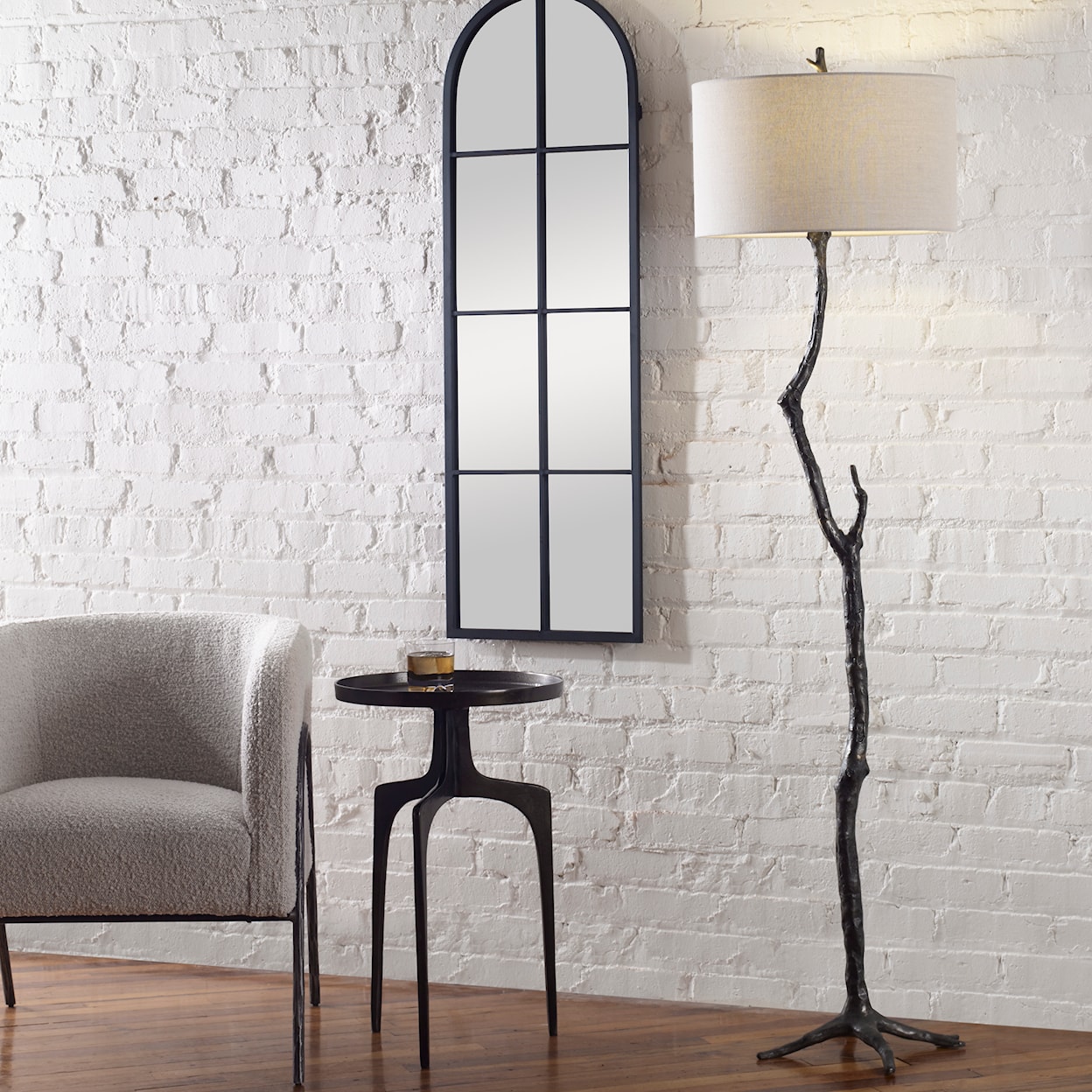 Uttermost Spruce Spruce Rustic Floor Lamp