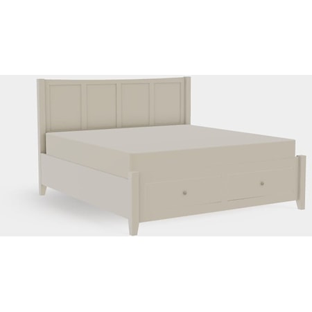 Atwood King Panel Bed with Footboard Storage