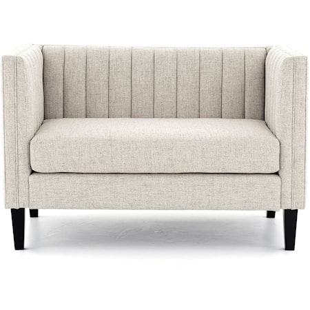 Accent Bench/Settee with Channel Tufting