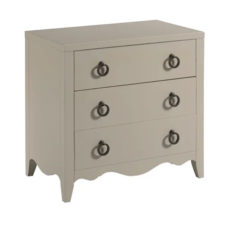 Transitional Dorothy Accent Bedside Chest