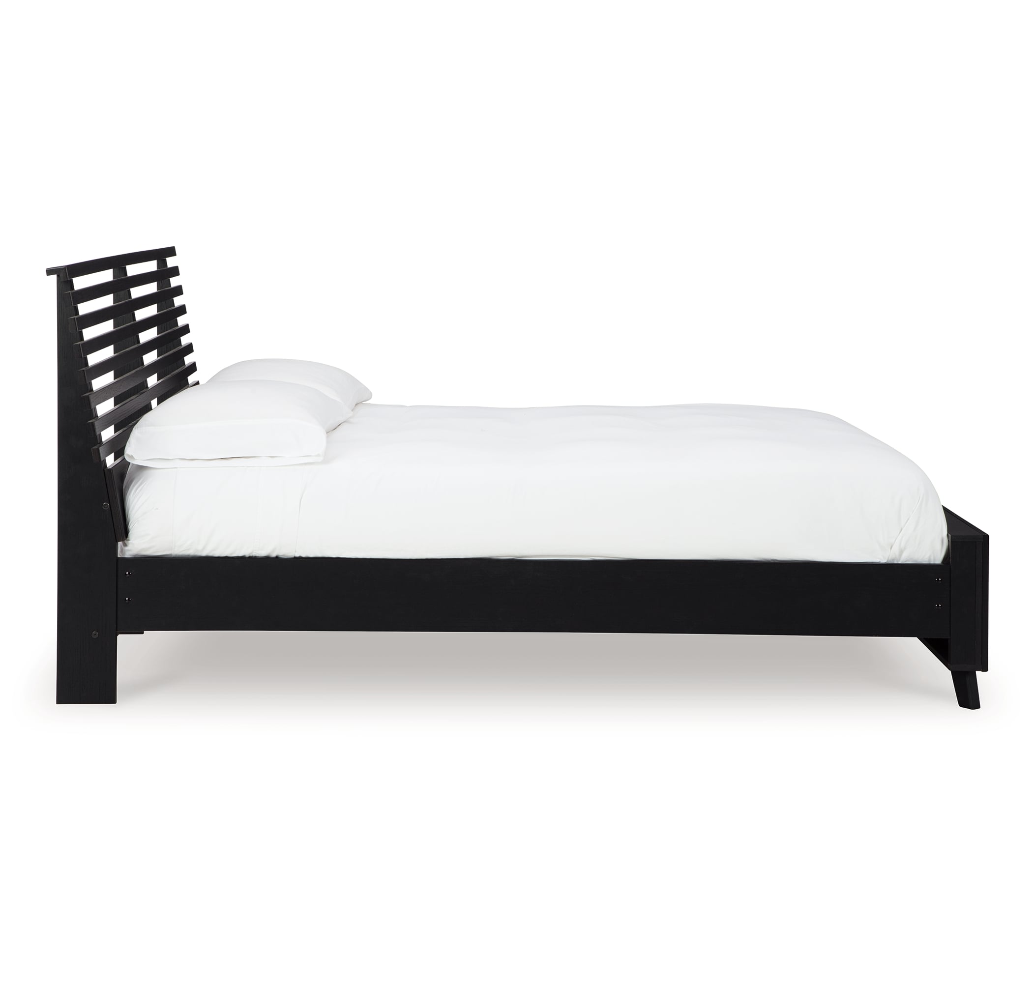 King Slat Panel Bed