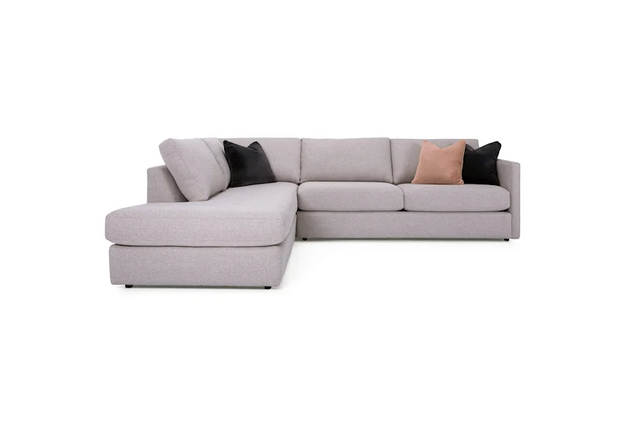 2068 Sectional with Chaise by Decor-Rest at Corner Furniture