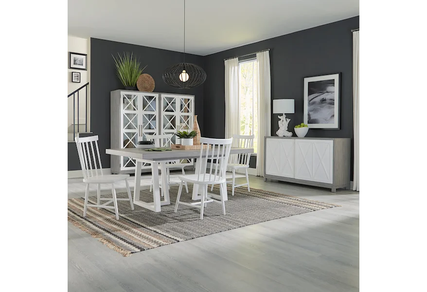 Palmetto Heights Dining Table Set  by Liberty Furniture at SuperStore