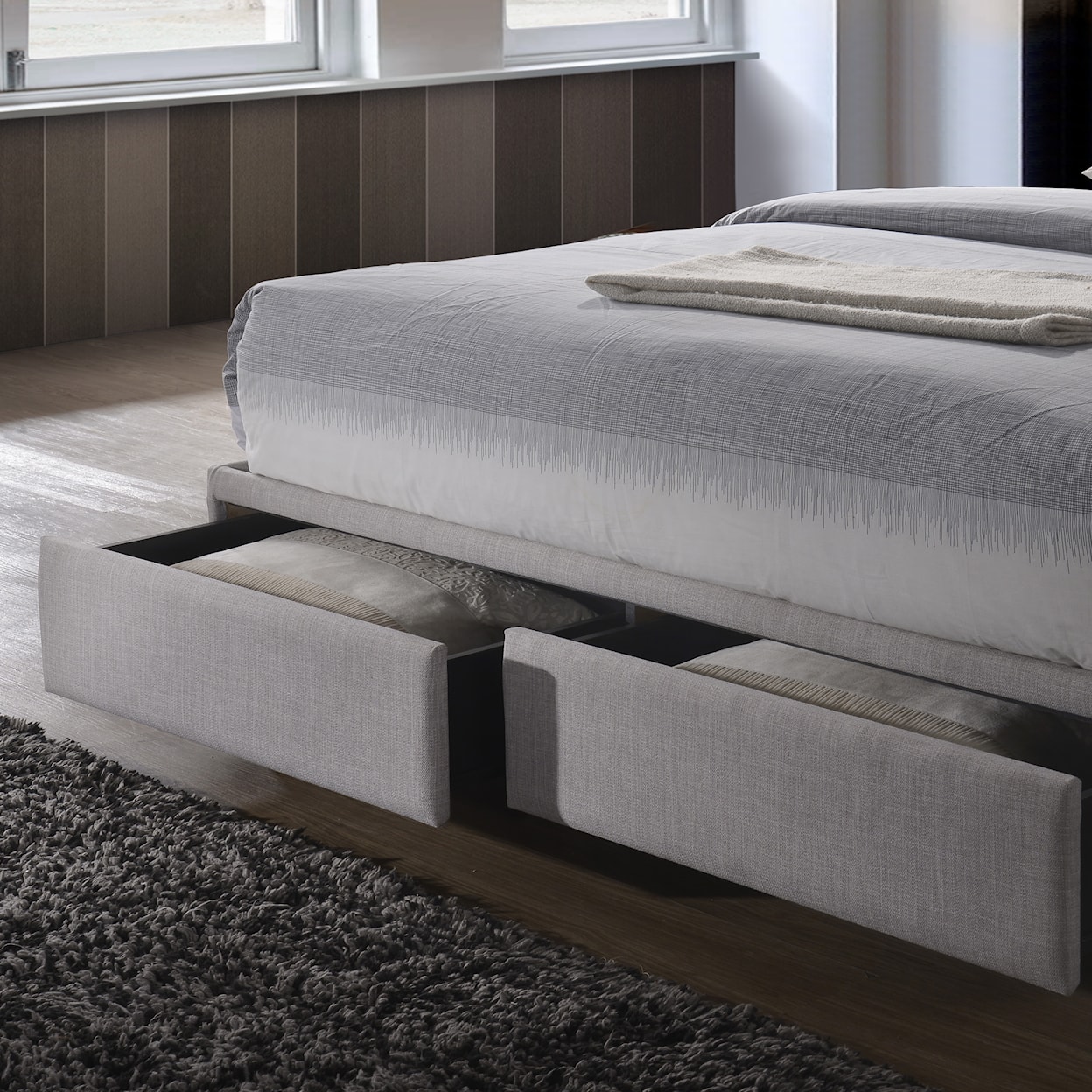 Accentrics Home Fashion Beds Queen Upholstered Bed