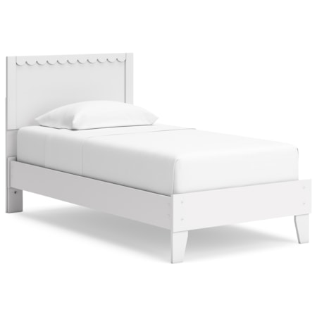 Twin Panel Platform Bed
