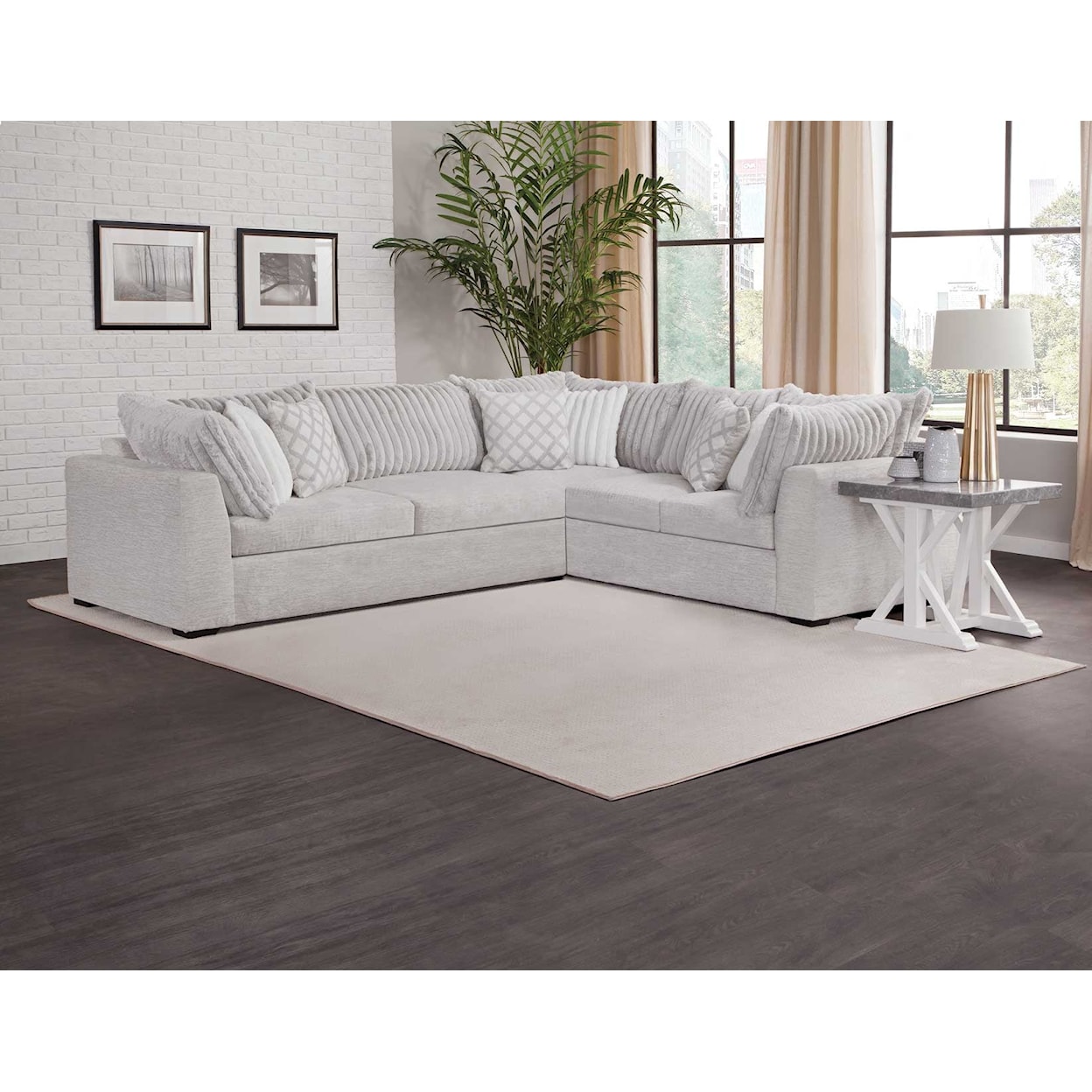 Steve Silver Miguel Sectional Sofa