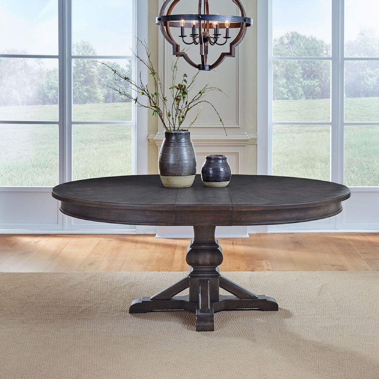 Liberty Furniture Paradise Valley Pedestal Dining Table