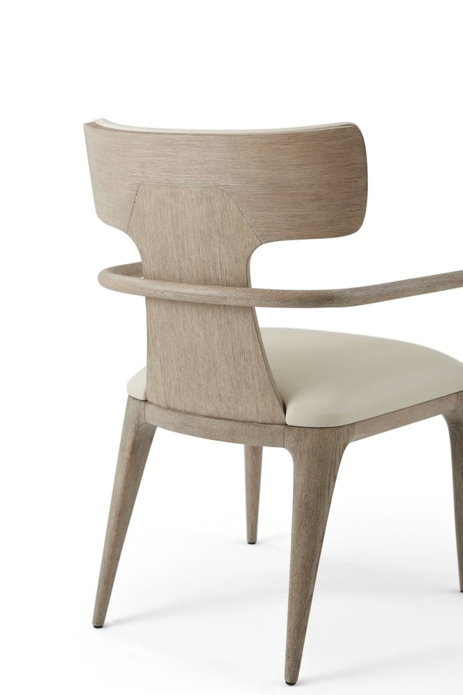 Theodore Alexander Repose Upholstered Dining Arm Chair