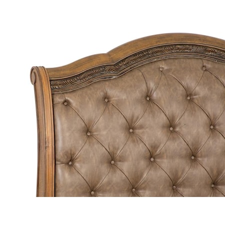 Queen Upholstered Sleigh Bed