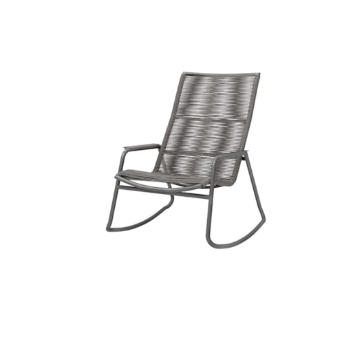 Stackable High Back Rocker - Fog / Graphite