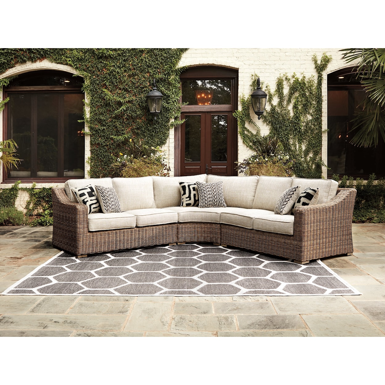 Signature Design by Ashley Beachcroft Outdoor Living Room Group