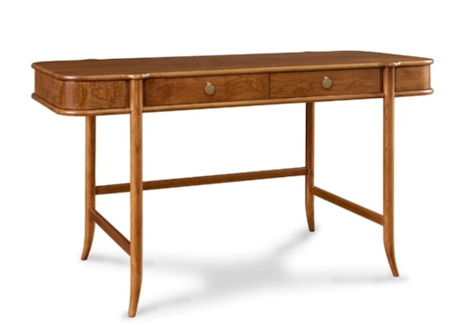 Mid-Century Modern 2-Drawer Vanity Desk