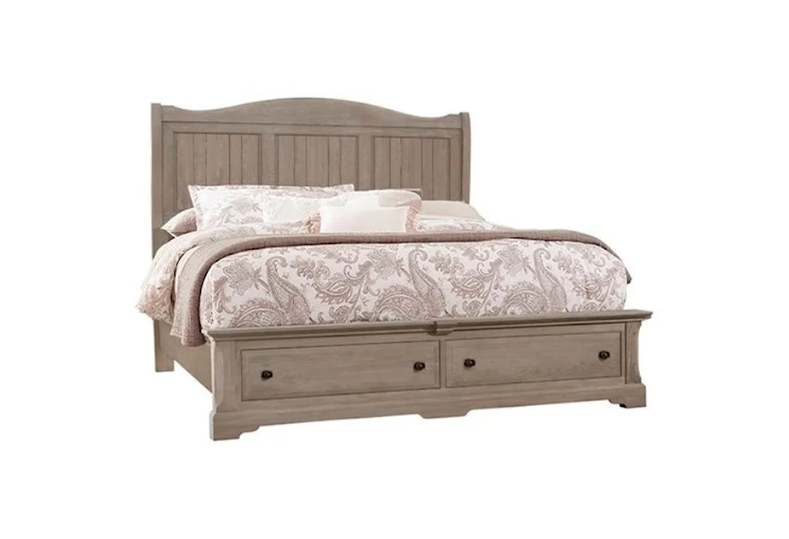 Heritage King Panel Bed with Storage by Artisan & Post at Zak's Home