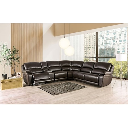 6-Piece Power Reclining Sectional Sofa