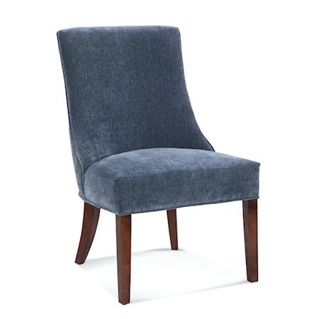 Transitional Upholstered Dining Chair with Nailhead Trim