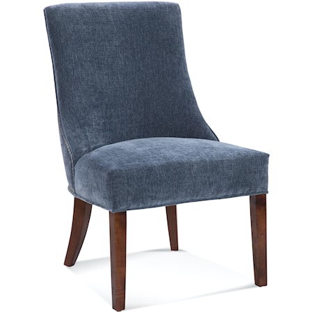 Upholstered Dining Chair with Nailhead Trim