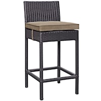 Outdoor Patio Fabric Bar Stool