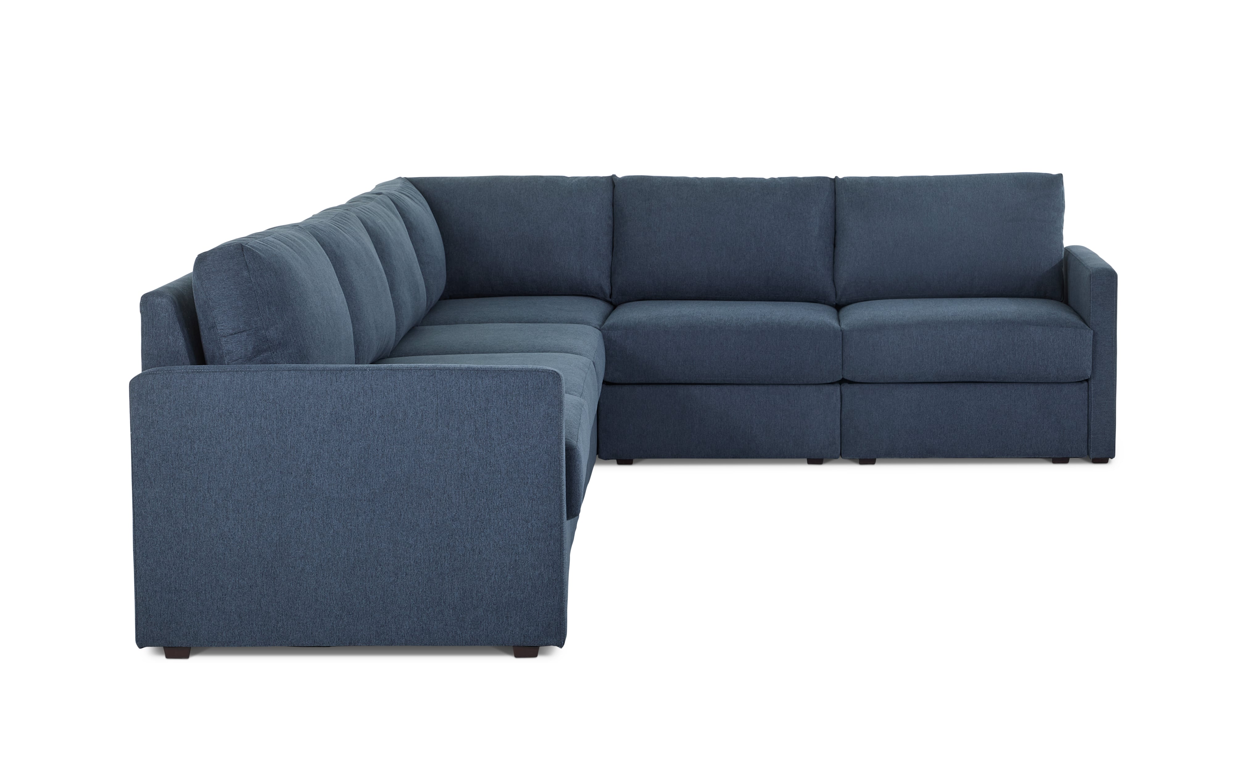 Narrow-Arm 6-Seat Sectional Sofa