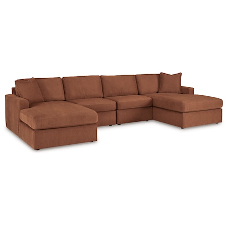 4-Piece Double Chaise Sectional