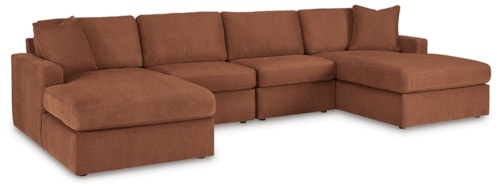 4-Piece Sectional With Chaise