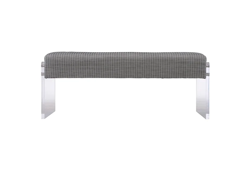 Interiors Frey Fabric Bench by Bernhardt at Baer's Furniture