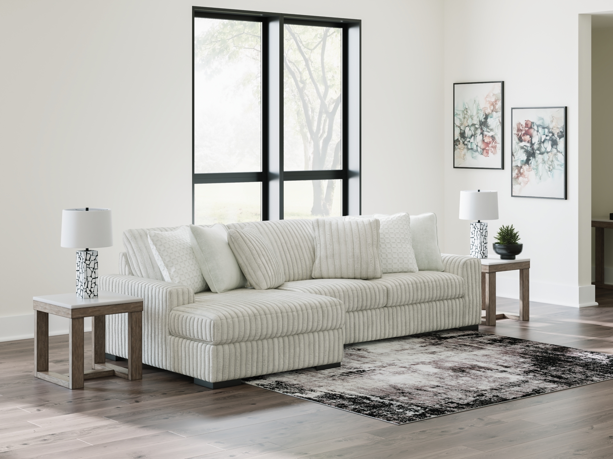 2-Piece Sectional With Chaise
