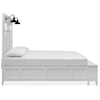 Magnussen Home Heron Cove Bedroom King Lamp Panel Storage Bed