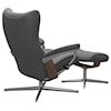 Stressless by Ekornes Wing Large Reclining Chair with Cross Base