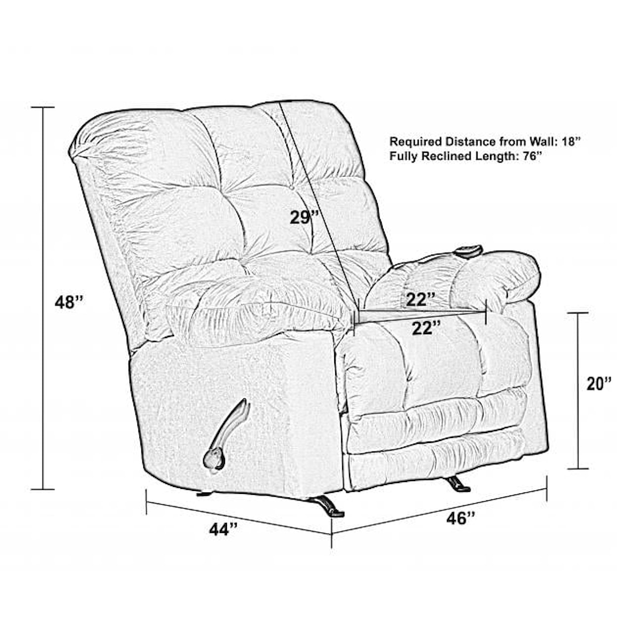 Catnapper Magnum Rocker Recliner