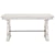 Magnussen Home Bronwyn Home Office Farmhouse Table Desk with Felt-Lined Top Drawer