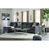 Ashley Signature Design Abinger 2-Piece Sectional w/ Chaise and Sleeper