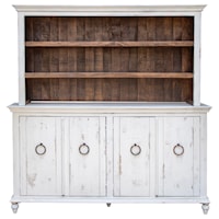 Transitional Console and Hutch Set