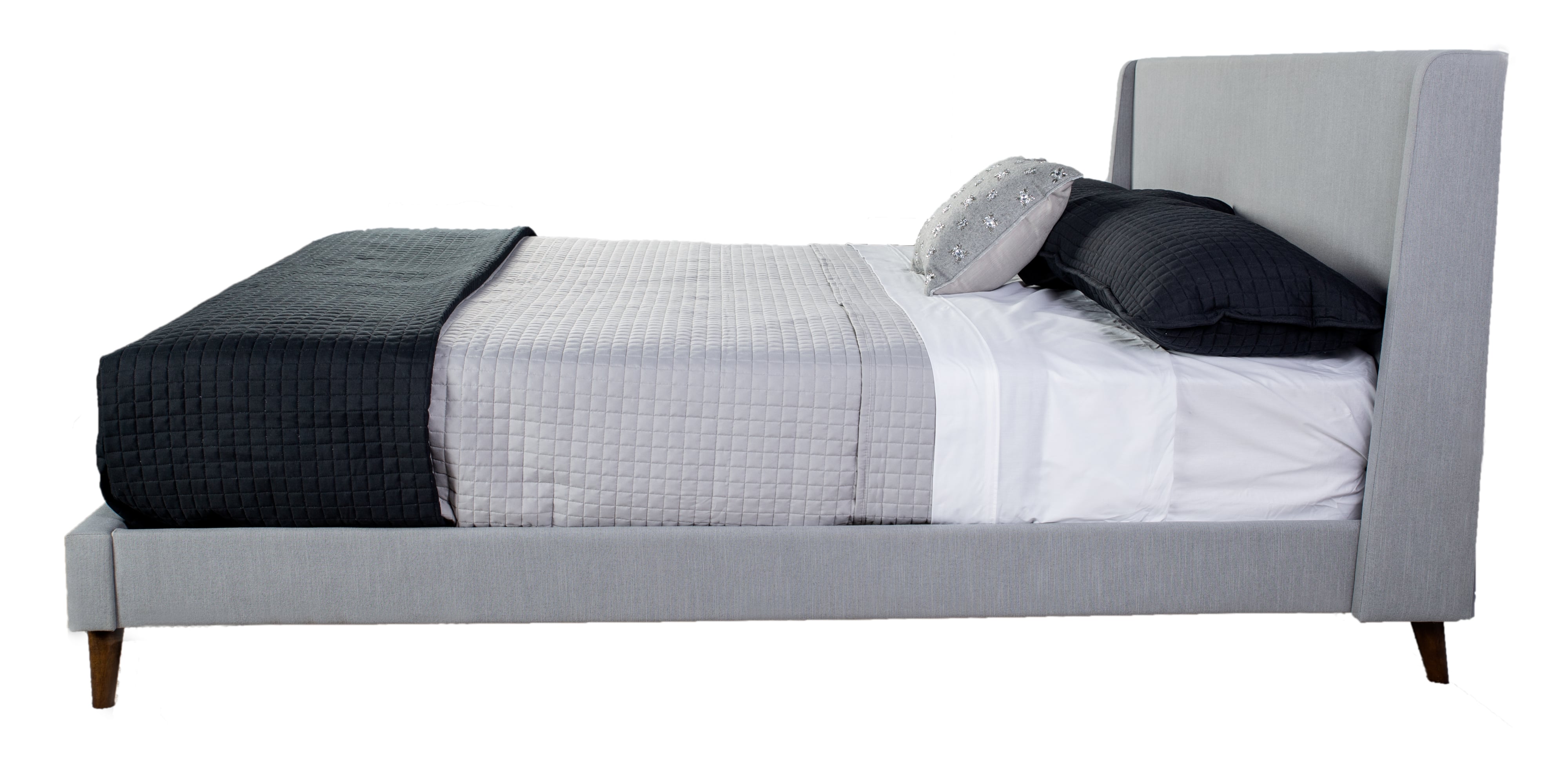 Upholstered King Bed-in-a-Box Set